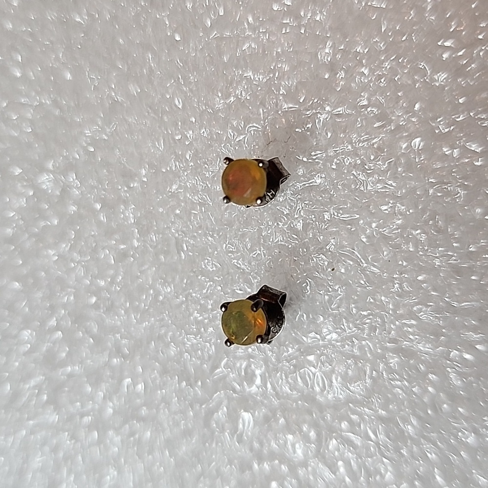 Opal earrings